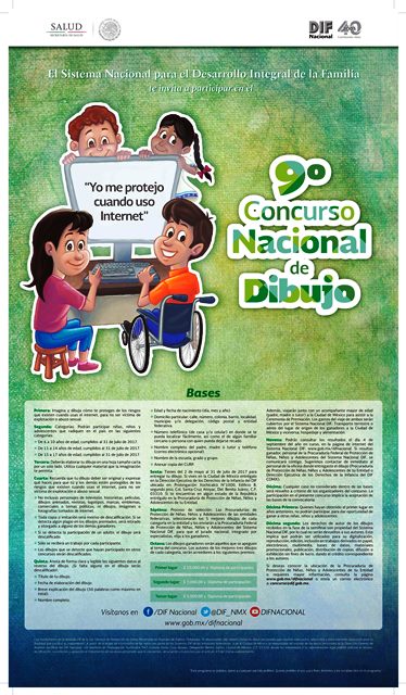 DIF estatal invitó al concurso de dibujo “yo me protejo cuando uso Internet”