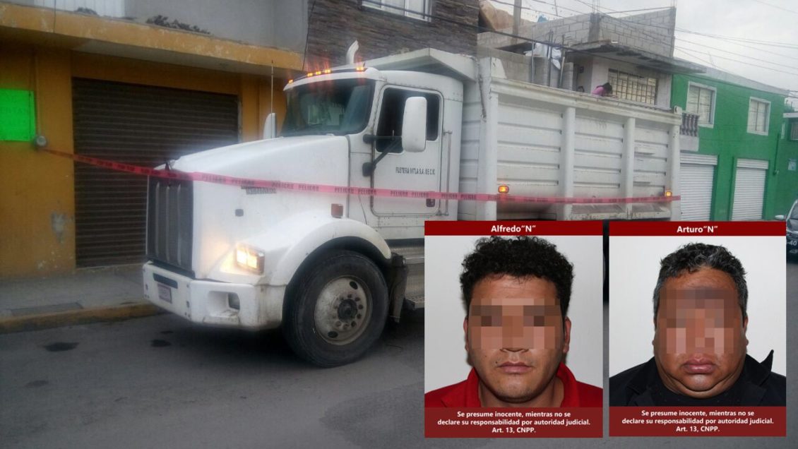 Frustra PGJE robo a camión de carga en Apizaco