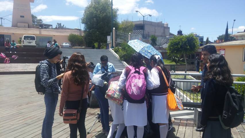 Eclipse causó furor entre tlaxcaltecas