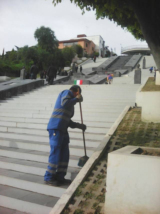 Inician trabajos en mejora de imagen urbana en Tlaxcala