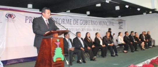 Irrita a estudiantes del ITA, primer informe de gobierno de Rivera Mora