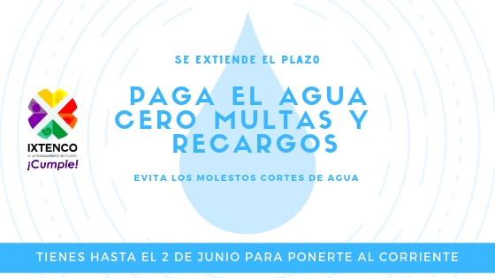 Invita Ixtenco a aprovechar incentivos fiscales en el pago de agua potable e impuesto predial