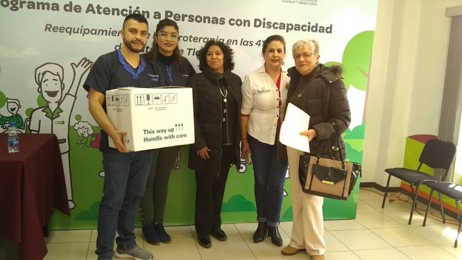 Recibe IMTPD de la capital equipo para electroterapia