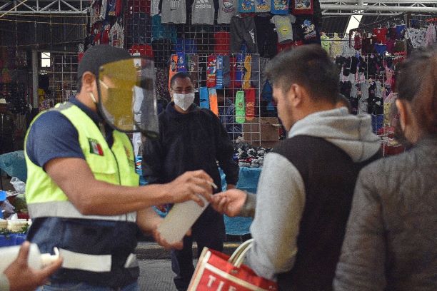 Operativos y filtros sanitarios continúan en Zacatelco