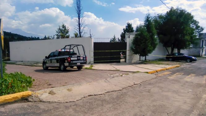 La SSC asegura en Apizaco la capital del crimen un inmueble con vehículos robados