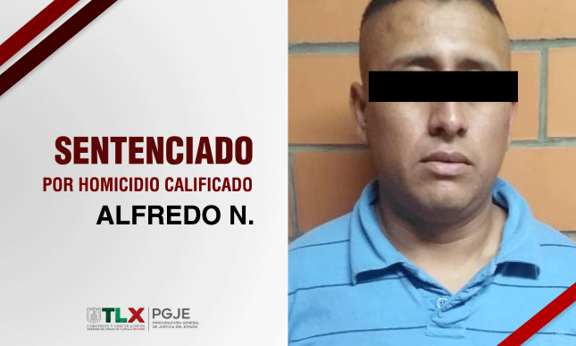 Logra PGJE sentencia condenatoria de 35 años de prisión por homicidio calificado