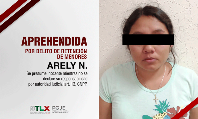 Presunta roba chicos fue detenida por agentes de la PGJE
