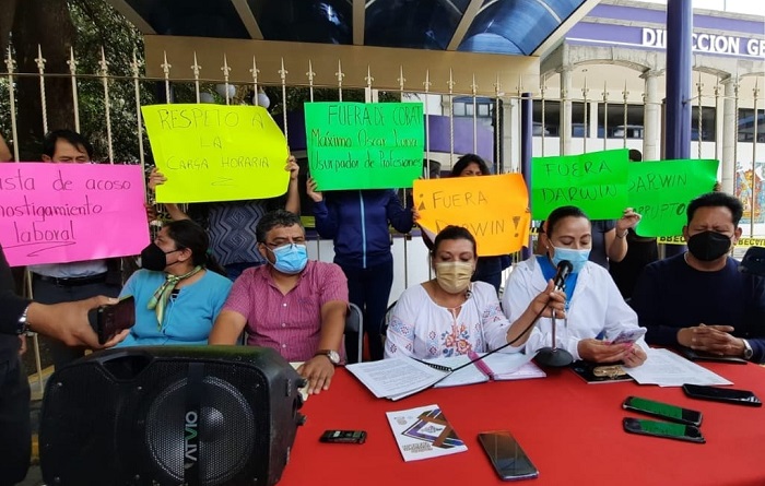 Docentes sufren acoso laboral y represalias por denunciar cochinero de Darwin en el COBAT