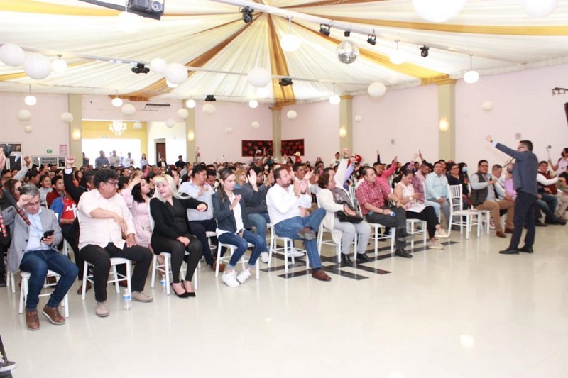 Toman protesta Comités Municipales del Distrito 3 “En Tlaxcala Con Marcelo Sí”