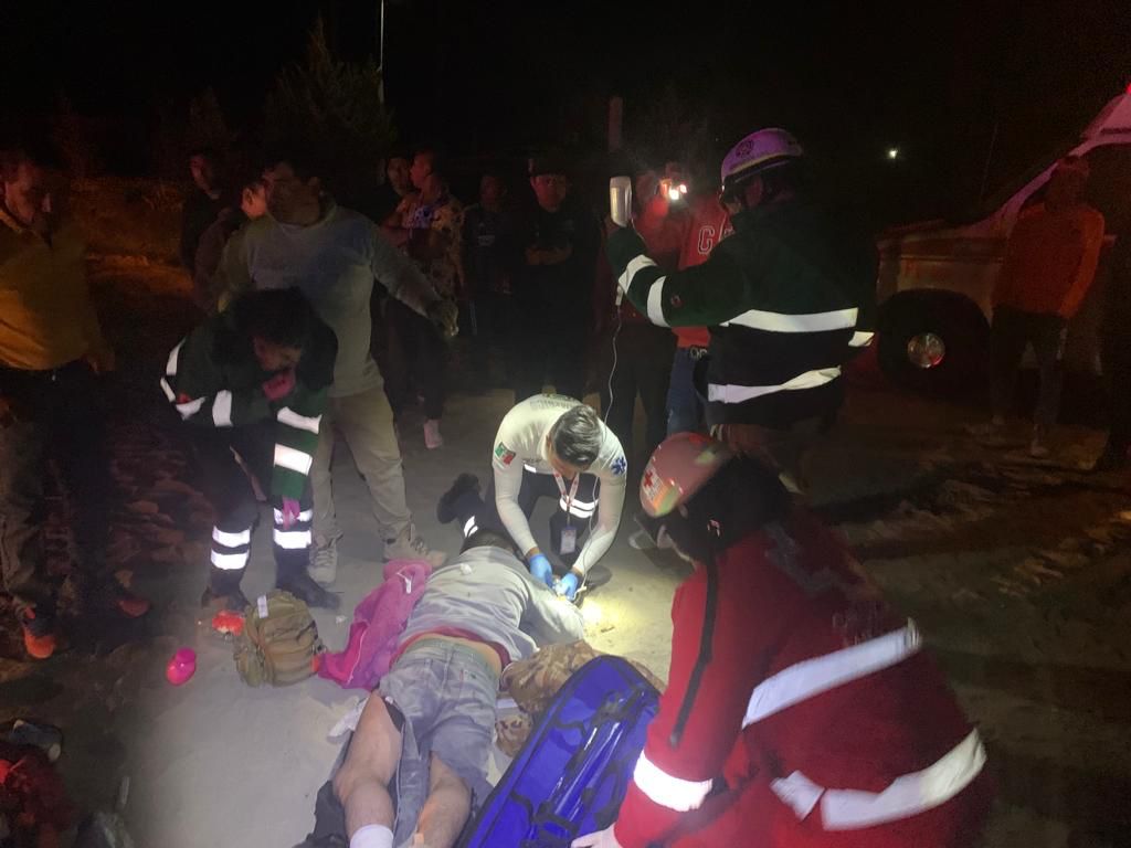 Policía de Huamantla resguarda paz social en conflicto derivado de accidente vial
