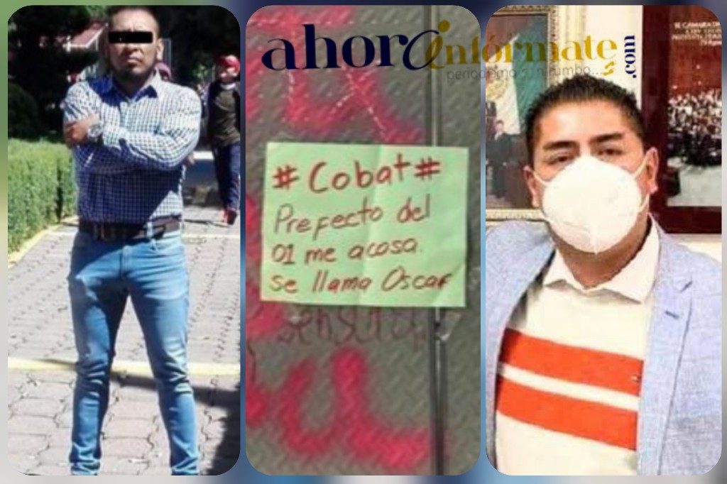 Brito solapador de acosadores sexuales en el COBAT 01