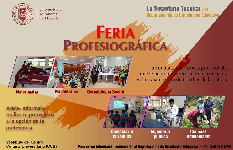 Llevará a cabo UATx Feria Profesiográfica