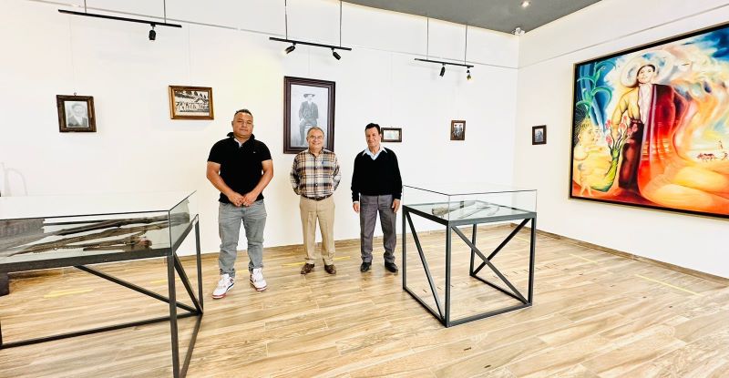 En Zacatelco la Galería de Arte dedica su exposición temporal al Gral. Domingo Arenas