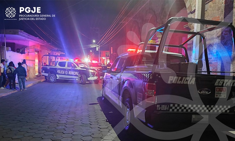 PGJE ya investiga hombre asesinado al interior de su vehículo en Zacatelco