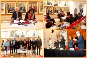 19 Signan acuerdo de colaboración UATx y El Colegio Nacional