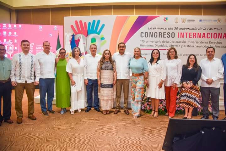 Participa presidenta de la CEDHT en Congreso Internacional organizado por la FMOPDH