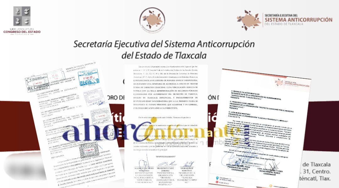 SAET debería desaparecer ya que es el principal promotor de la corrupción, Panotla el vivo ejemplo