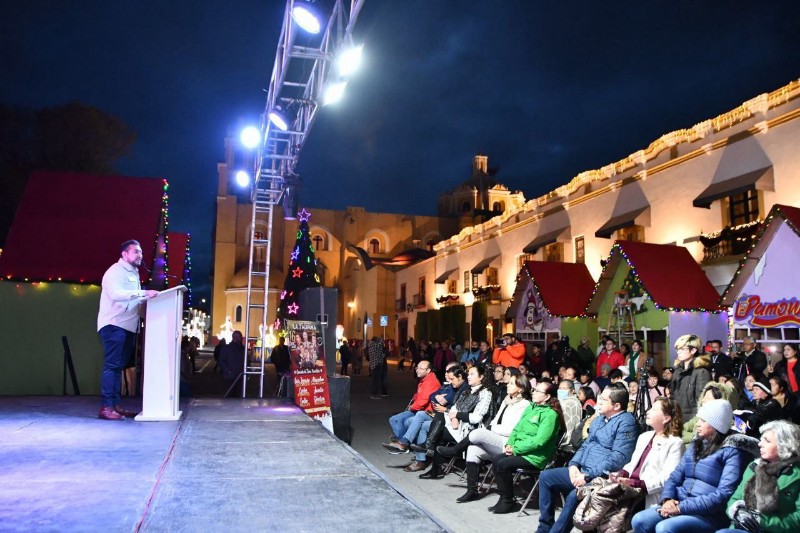 Presenta Salvador Santos Cedillo el programa de la “Aldea mágica 2023” en Huamantla