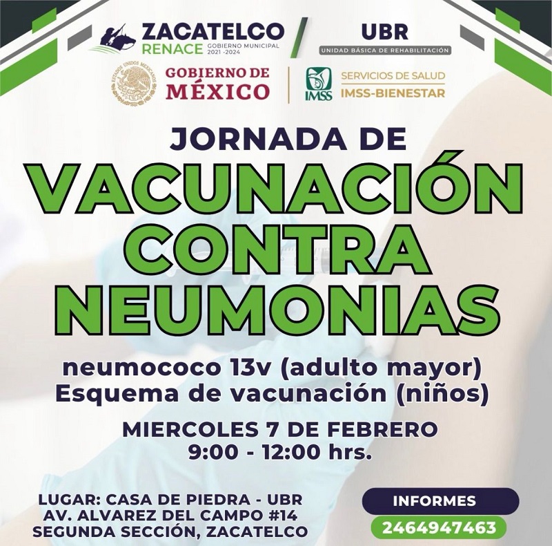 Para el 2024 la salud y bienestar son prioridad en Zacatelco