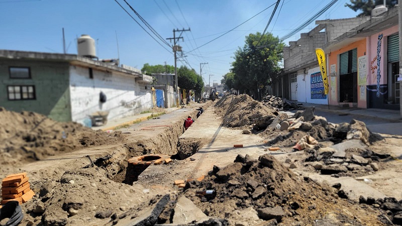 Cierre de tramo en avenida Manantiales: Zacatelco toma medidas preventivas