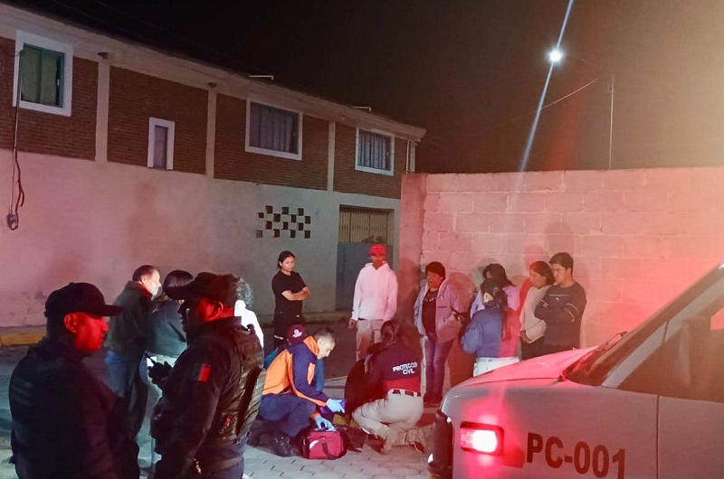 Policía de Huamantla interviene para disipar riña en la vía pública
