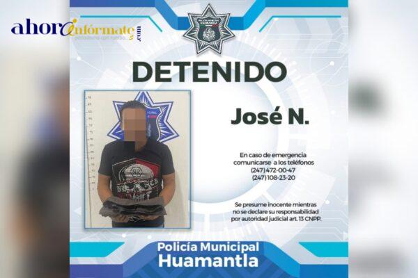 Poblano escandaliza tras rob@r y es detenido