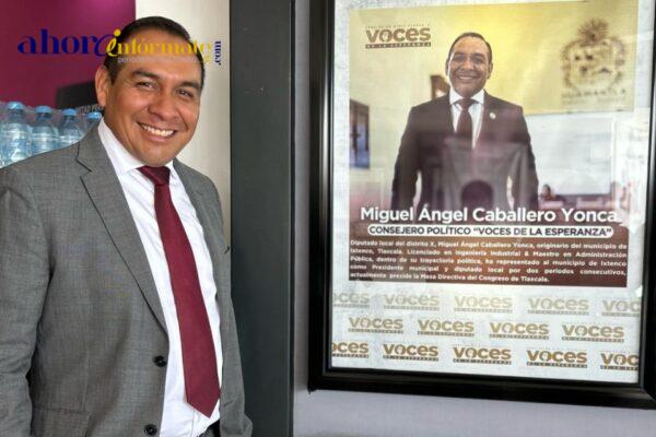 Presentan la Asociación Civil “Voces por la Esperanza” y nombran a Miguel Ángel Caballero Yonca como Consejero Político