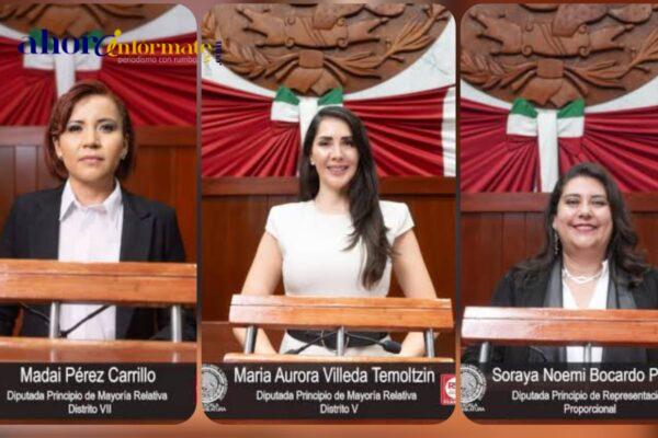Diputadas de MORENA, RSP y PVEM, no conocen la dignidad y vergüenza