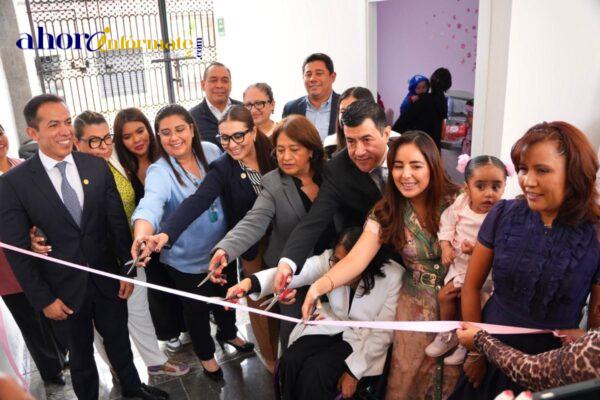Inauguran diputados lactario en el Congreso