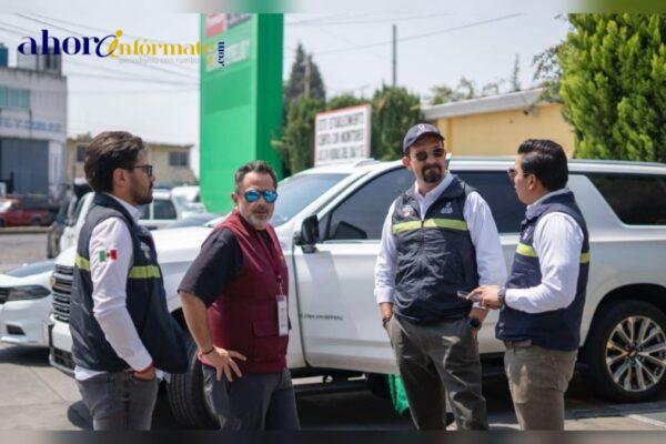 Gasolineros son sorprendidos por empleados de Sheinbaum