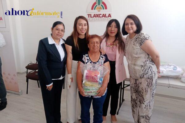 Entrega DIF Tlaxcala cunas y despensas a madres vulnerables como parte del programa “Sueño Seguro”