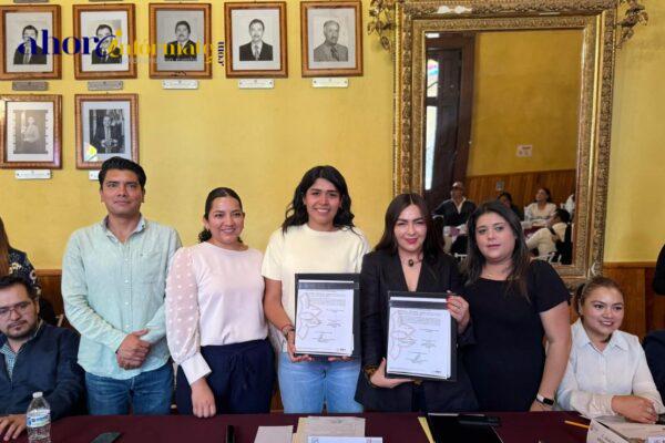 Firman convenio de colaboración la Secretaría de las Mujeres de Tlaxcala y el Ayuntamiento de Tlaxco