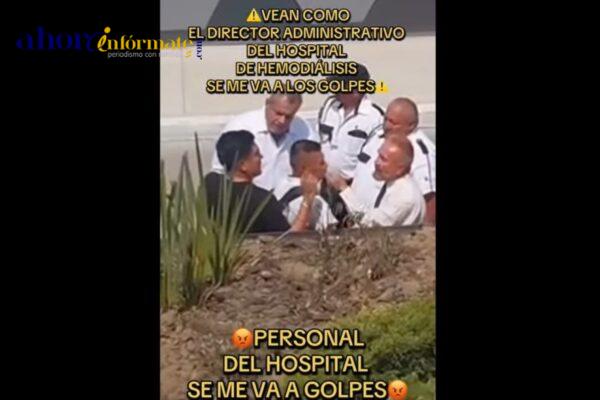 A “madrazos” agarran al ex Diputado local por denunciar irregularidades en Hospital de Hemodiálisis