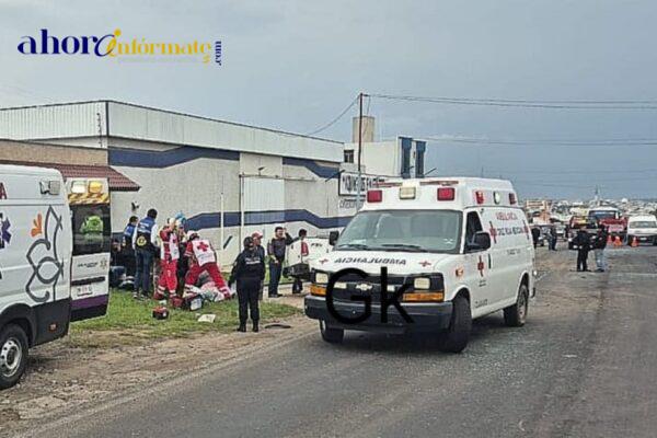 Choque frontal en la Apizaco-Tlaxco, deja 8 heridos