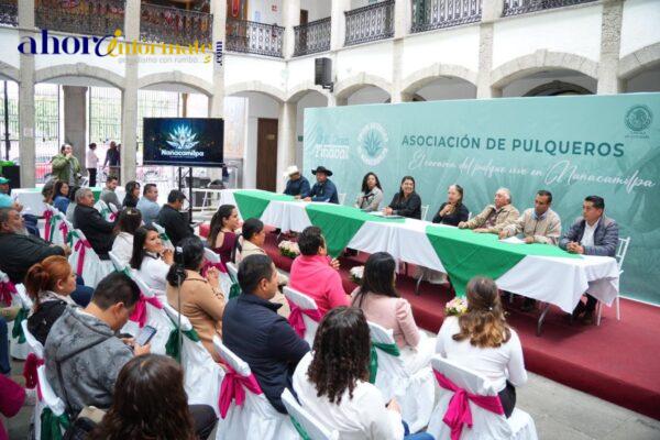 Presentan en Congreso la marca “Auténtico Pulque de Nanacamilpa”