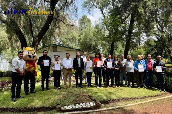 Tlaxco firma convenio con CONAFOR para integrar Brigada de Saneamiento Forestal en zonas de oyamel y pino
