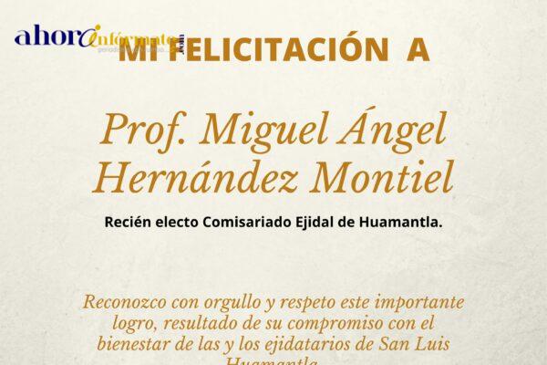 Reconoce el Diputado Miguel Ángel Caballero Yonca a nuevo Comisariado Ejidal de Huamantla