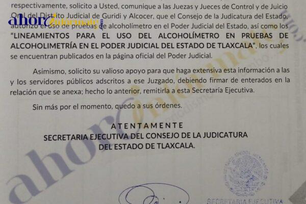 Como llegan borrachos a trabajar en el Poder Judicial, entra en operación el alcoholímetro