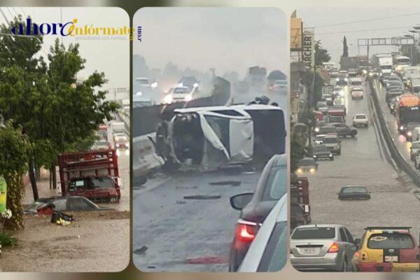 Severos daños deja lluvia en Calpulalpan y CEPC atiende afectaciones