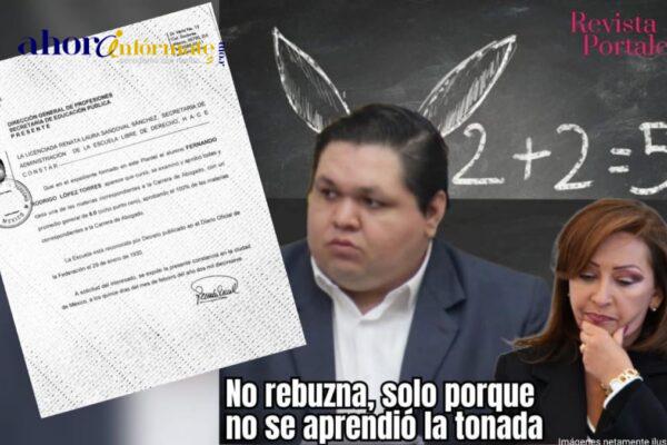 Dice que no es tan burro ya que logró de panzazo promedio de 8.0