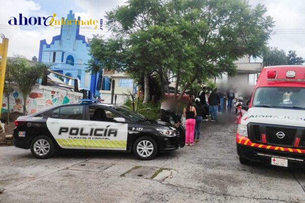 Policía capitalina le salva la vida a un hombre en Acuitlapilco, tras quedar tirado en la calle
