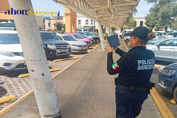 Refuerza policía municipal de Tlaxcala vigilancia para prevenir el robo de vehículos