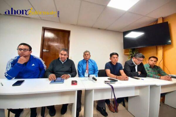 Docentes de la Sección 55 del SNTE y de la UTT exigen justicia y frenar la ola de violencia