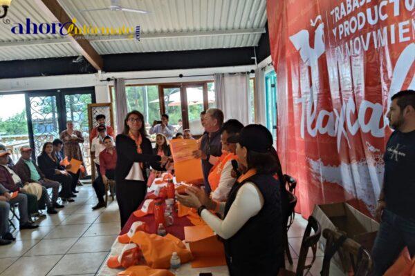 Se fortalece MC con la toma de protesta de sus delegados municipales de Trabajadores en Movimiento