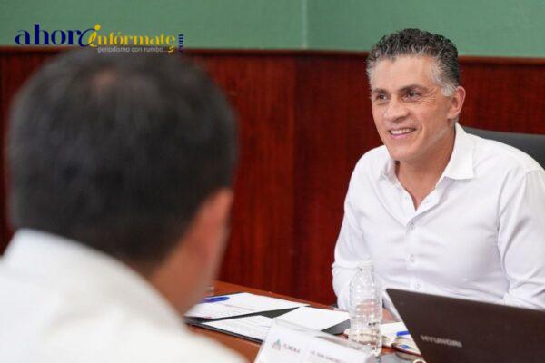 Gestiona alcalde Alfonso Sánchez García ante gobernadora Lorena Cuéllar acceso a fondos estatales de desastres