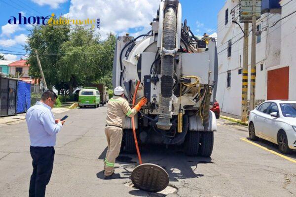 Con atención a la infraestructura hidráulica el gobierno de Alfonso Sánchez García beneficia a las familias de la capital