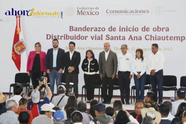 Blanca Angulo agradece respaldo federal y estatal en el inicio de construcción del Viaducto Chiautempan