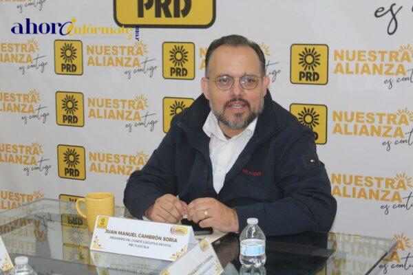 “PRD Tlaxcala exige la separación inmediata del Secretario de Seguridad Ciudadana por escándalo en CERESOS”
