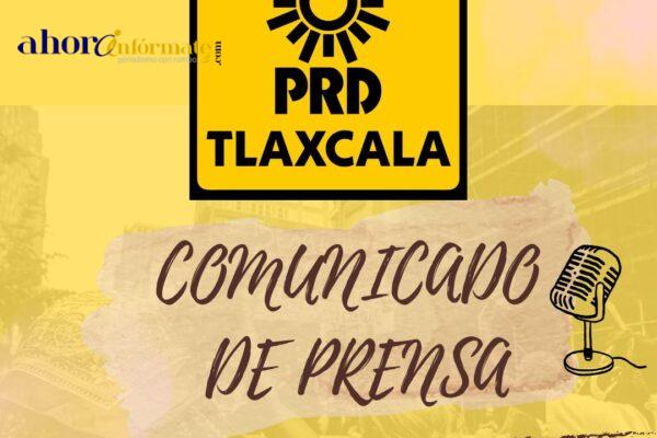 PRD Tlaxcala disuelve su grupo parlamentario en el Congreso por acuerdo mutuo