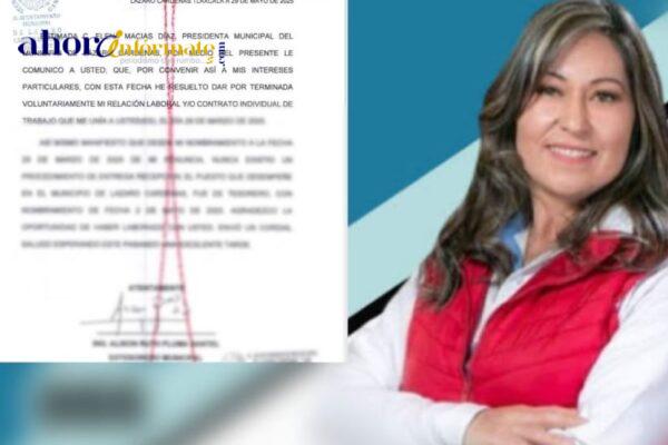 Alcaldesa de Lázaro Cárdenas ha cambiado tres tesoreros en menos de un mes y nadie le dice nada